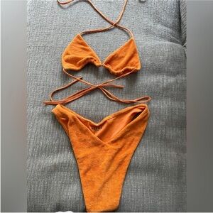 Oh Polly Orange Bikini Set